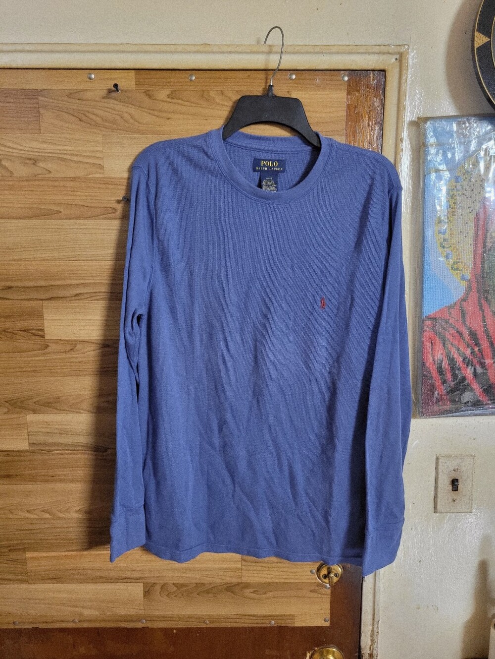 Polo Ralph Lauren Blue Men's Size Large Knit Tee Shirt